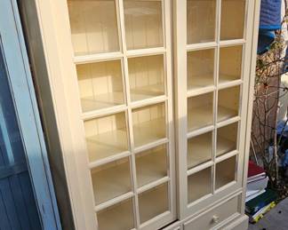 Cabinet sliding doors.