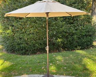 Outdoor Patio Umbrella | Treasure Garden, adjustable. - dia. 18.5 in (base)