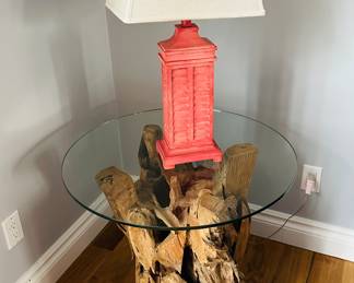 Live-edge coffee table