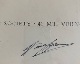 Ansel Adam's signature