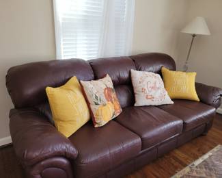 Leather sofa
