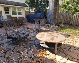 Outdoor chairs - w/cushions