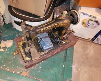Antique Singer sewing machine