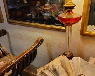 Loads of antique linens