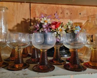 Vintage glassware