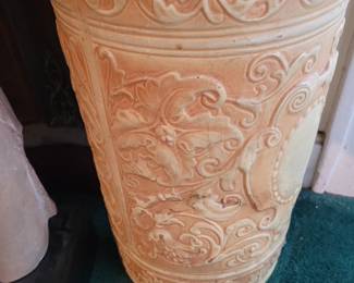 Weller pottery umbrella stand