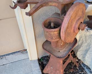 Antique cream separator