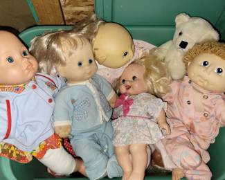 Cabbage Patch & other dolls