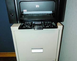 File Cabinet, HP Printer
