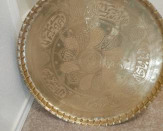 Beautiful Large Brass Tray