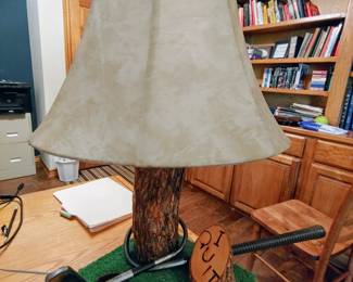 Golfer's Desk/Table Lamp "I Quit"