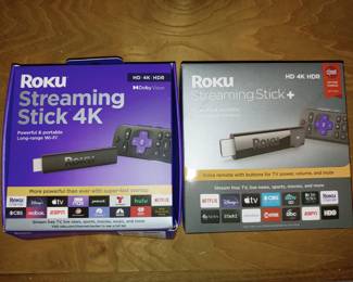 Roku Streaming 4k Sticks New in Boxes