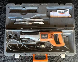 Ridgid R3000 Corded Reciprocating Saw - Model R3000 - Case Included