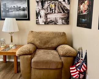 Comfy overstuffed chair