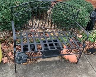 #94 Heavy metal Loveseat - 40" Long $100.00