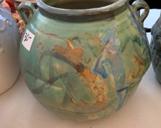 #214 Clay Pot double handled - 8" Tall $30.00