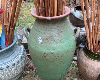 #160 Tall Terracotta Tall double handled Urn - 24" Tall $35.00