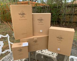 #201 Willow Tree Nativity Scene 17 pieces in boxes $135.00