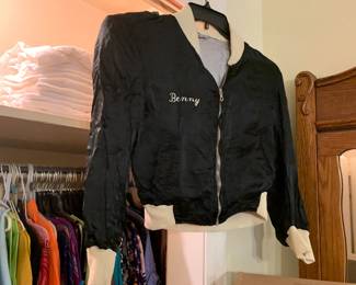 #241 WW2 Era Satin Jacket Wildflecken - Germany Rare Unusual Military Piece $75.00