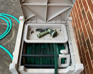 #147 Mainstay Garden Hose Reel w/hose $20.00