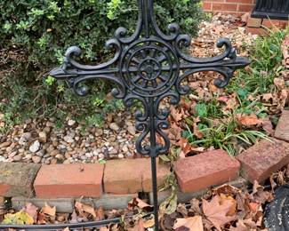 #84 Black Cast Iron Cross (for yard) - 30T x 14W $20.00