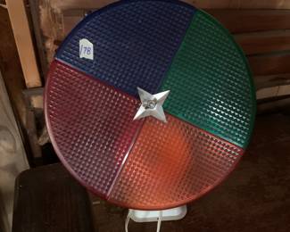 #178 Rare Evergleam Sata-Lite Revolving Color Wheel $150.00