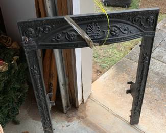 #185 Iron Fireplace Surround - 24x30 $50.00
