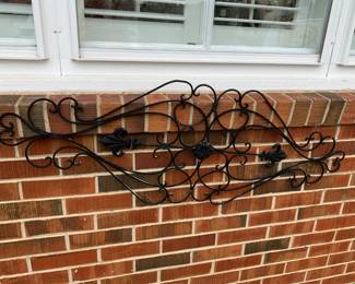 #105 Scroll Wall Art Black - 25x16 $20.00