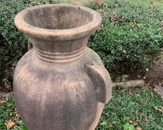 #138 Extra Large Terracotta Pot w/double Handles - 26" Tall = You Move $100.00
