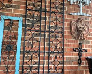 #117 Black Aluminum Trellis - 24x72 $30.00