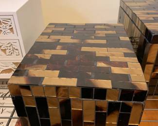 #233 Mosaic Glass Tile Keepsake Trinket Box - 7x10x5 $20.00
#234 Mosaic Glass Tile Keepsake Trinket Box - 9x11x6 $25.00