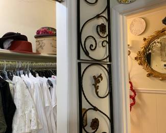 #62 Set of 2 Metal Wall Art - 14x28 $30.00