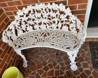 #72 White Aluminum Loveseat - 39" Wide $75.00