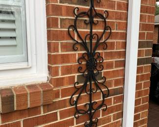 #107 Tall Vertical Black Wall Art - 52" Tall x 13W $25.00