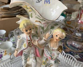 #193 Man and Woman w/vase - Hand-painted $20.00