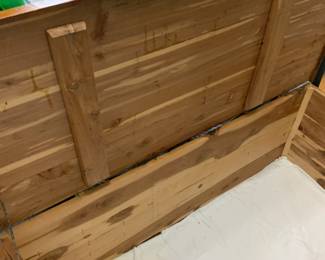 #54 cedar chest with lid homemade 46x20x20 $65.00
