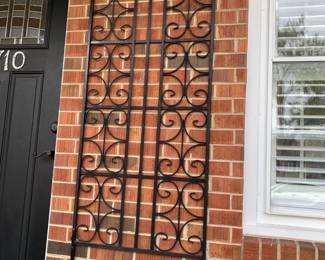 #74 Black Aluminum Trellis - 24x72 $40.00