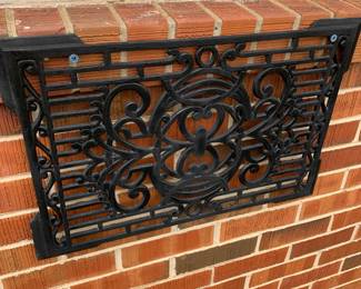 #106 Iron Heavy Rectangular Wall Art - 22x15 $25.00