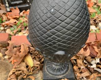 #89 Cast Iron Pineapple - 12" Tall $30.00