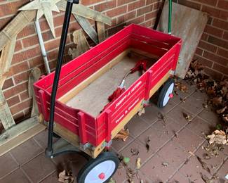 #120 Radio Flyer Town and Country Wagon 34x17x20 $100.00