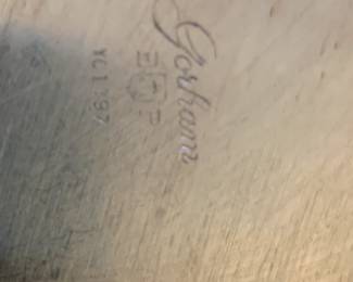 #25 Gorham Silverplated Oval Tray w/handles - 27x19 $75.00