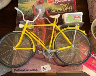 #258 barbie bike $20.00