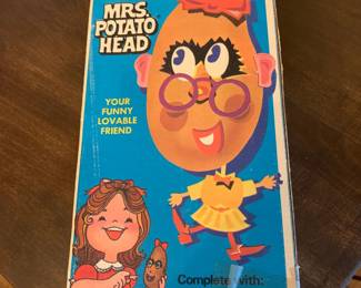 #38 Hasbro Mrs. Potato Head in Original Hasbro Box w/2 plastic bodies and 25 parts $60.00