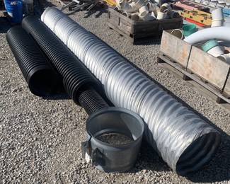 Cliffs Aluminized Steel Type 2 1oz Coating Conduit 16" x 14', Fitting, And Flex Conduit Various Sizes, Total Qty 5