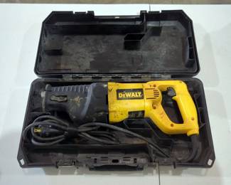 Dewalt Reciprocating Saw Model DW310, In Hard Sided Case