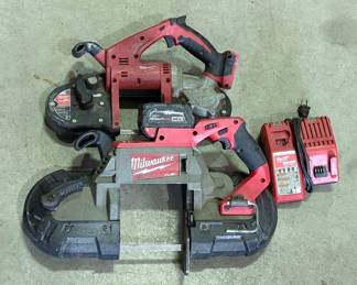 Milwaukee Fuel Brushless Cordless M18 Deep Cut Band Saw, Model 2729-20, Milwaukee 18V Cordless Bandsaw, Model 2629-20 And 18V Battery Charger