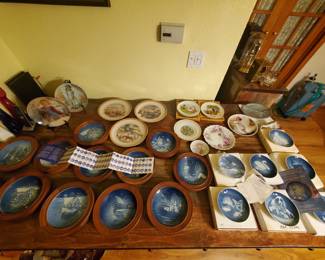 Collectors plates, Normal Rockwell, Copenhagen, Knowles