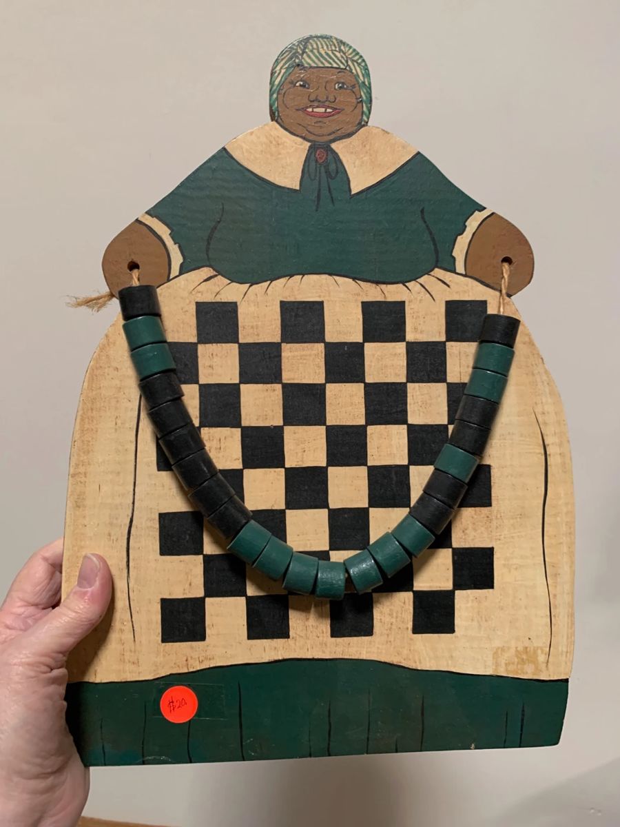 Vintage Black Americana cutting board