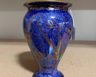 Wedgwood Fairyland Luster vase (minor chips)