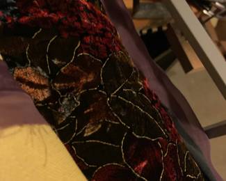 Velvet home decor fabric